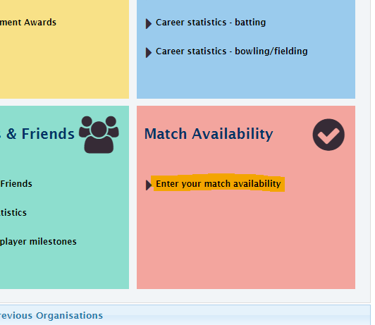 Match Availability 